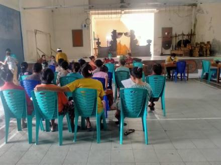 Pemdes Gelar Posbindu dan Poslansia Di desa Tinggarsari