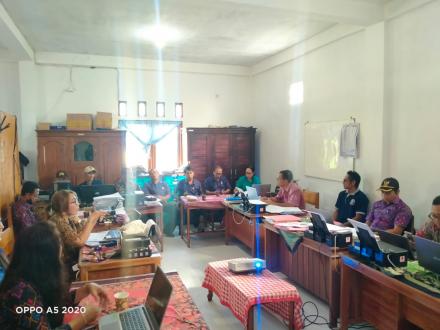 Pemdes Tinggarsari Gelar Rapat Rutin Pertanggungjawaban Bulan April, Mei di Bulan Juni Tahun 2024