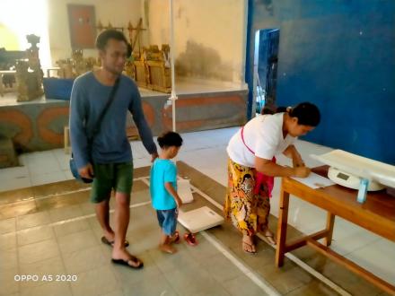Pada Hari Kamis Tanggal 18 Juli 2024 Posyandu di Banjar Dinas Kauhan,