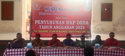 Desa Tinggarsari Gelar Musrenbangdesa Tahun Anggaran 2025