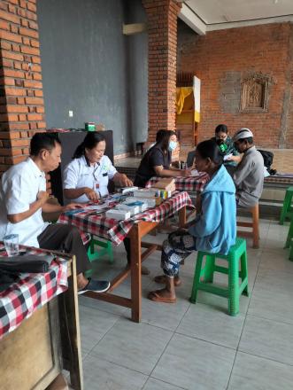 Posyandu Lansia Di Banjar Dinas Sudamukti, Desa Tinggarsari