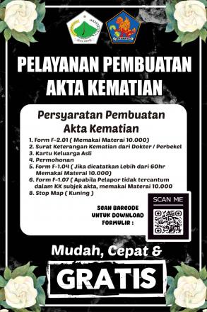 Pelayanan AKTA Kematian